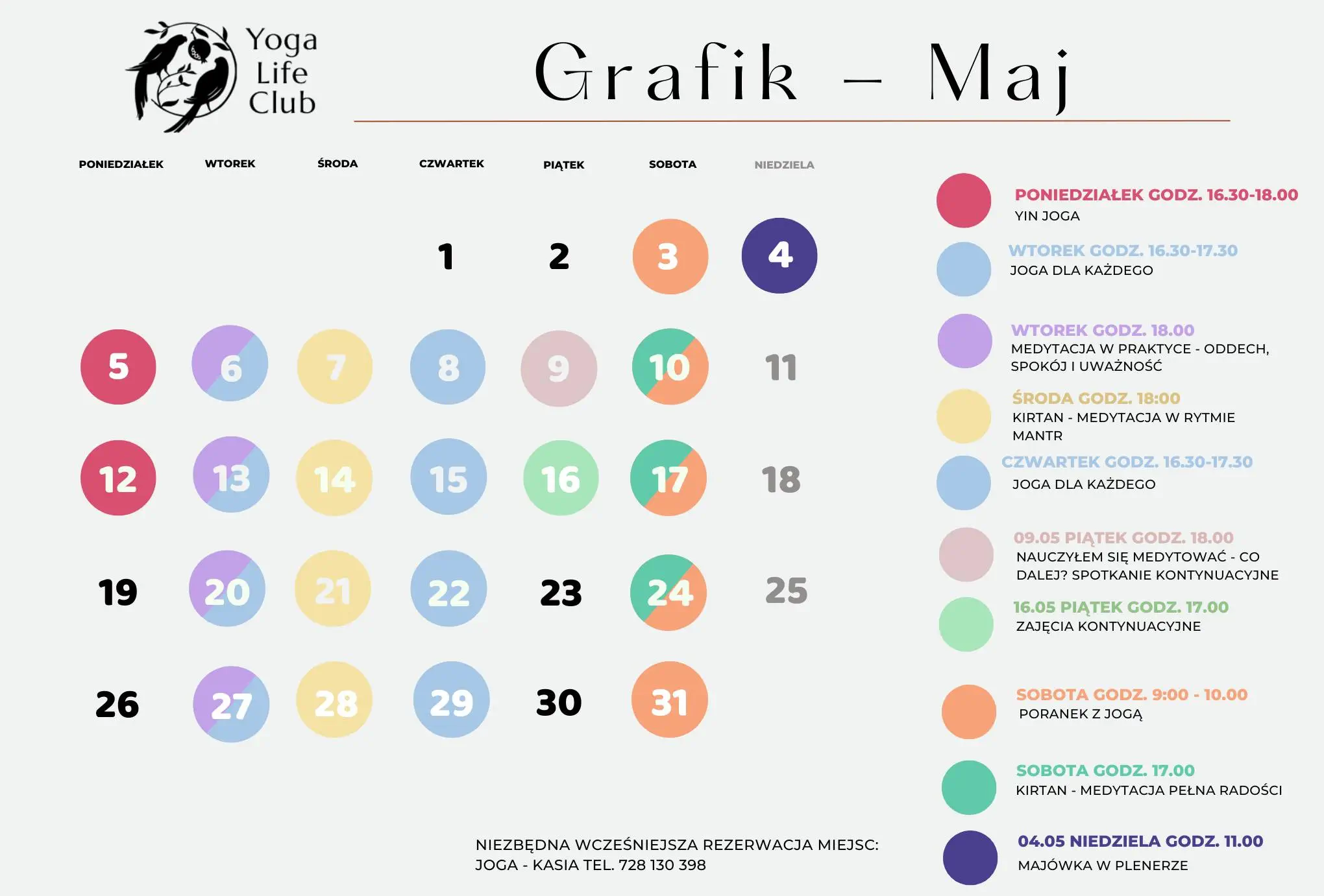 Grafik Yoga Life Club